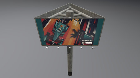 Big Billboard for CSL 3D Model