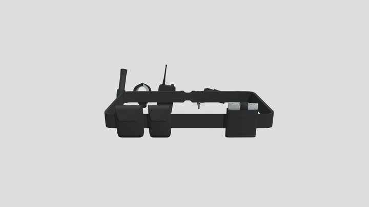 Police Belt NL 3D Model