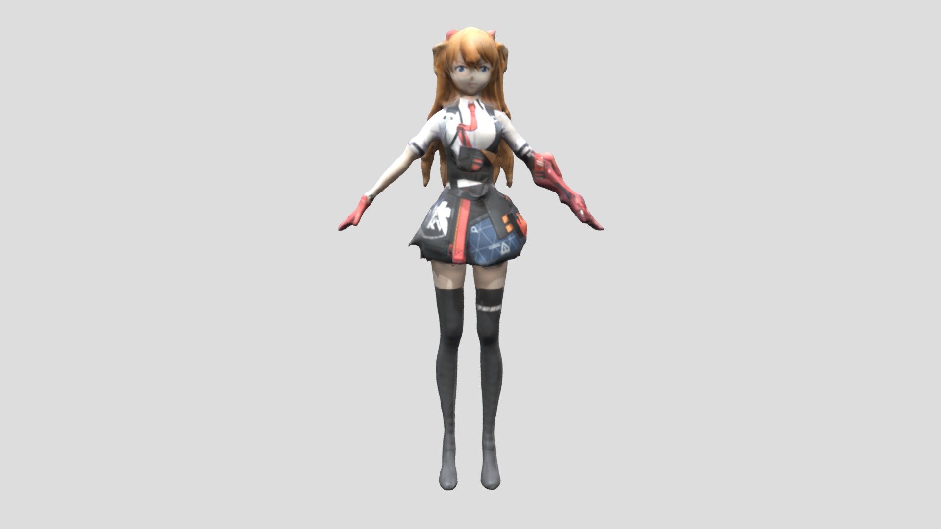 Asuka Soryu Neon Genesis Evangelion Buy Royalty Free 3d Model By Hollie Rose Hollyrose