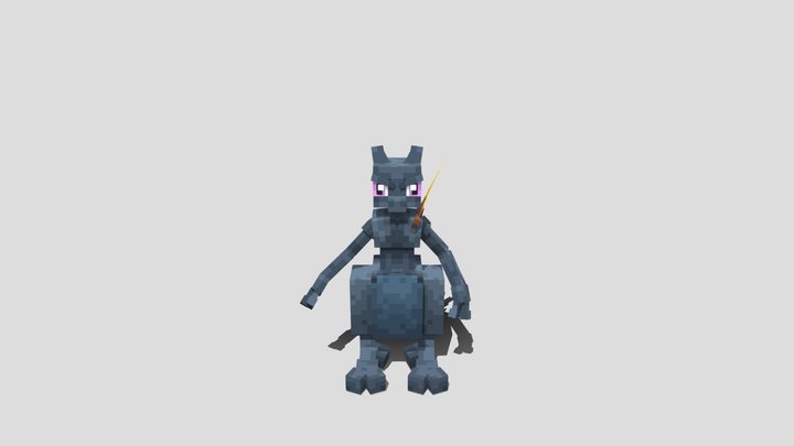 Shadow mewtwo 3D Model