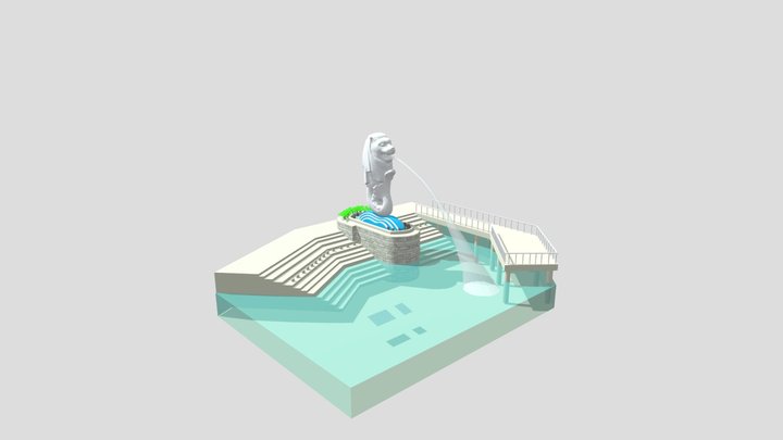merlion 3D Model
