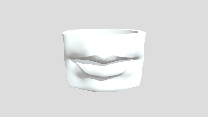 Mouth Penholder Designed for Printing 3D Model
