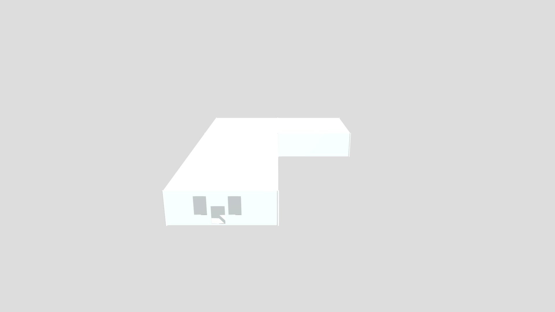 L-Shape House 3D Model - 3D model by Ahsan Mirza (@ahsanmira79 ...