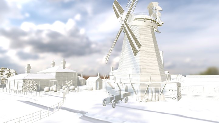 Upminster Windmill in the 1920's 3D Model