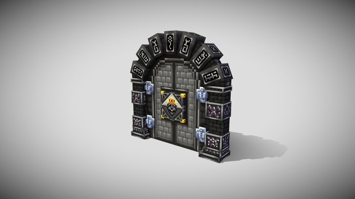 Dungeon door 3D Model