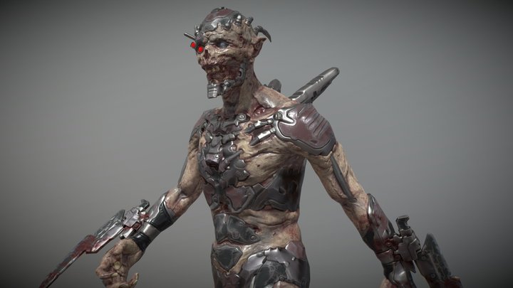 Ghoul soldier 3D Model