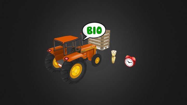 Tractor 3D Model