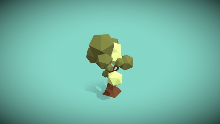 DAY 3 - Low Poly Tree 2 3D Model