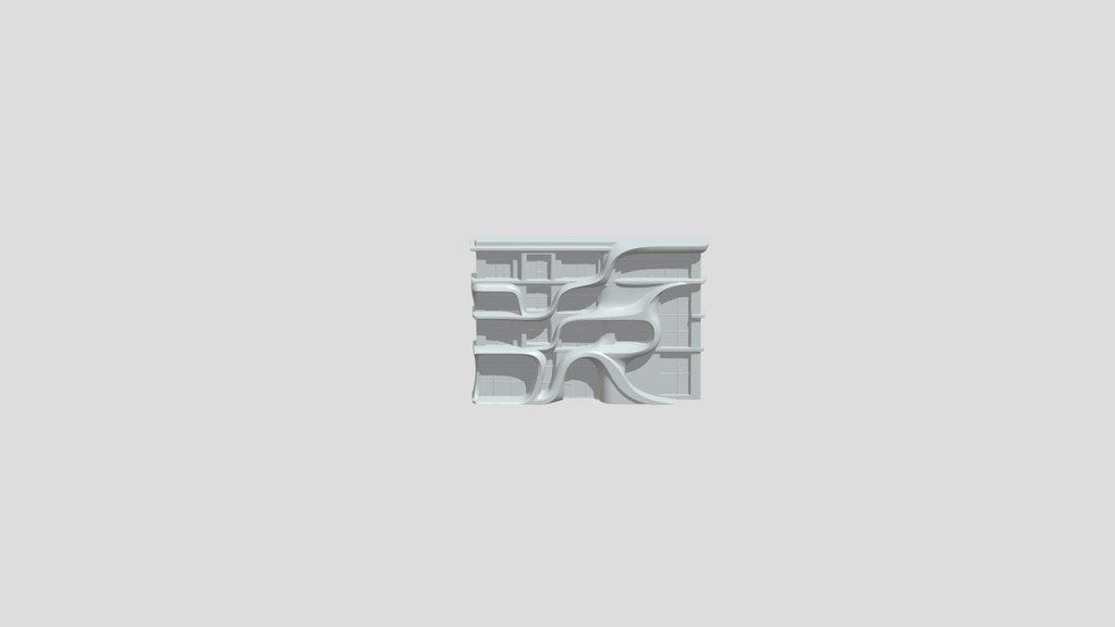 Modern organic residential building facade