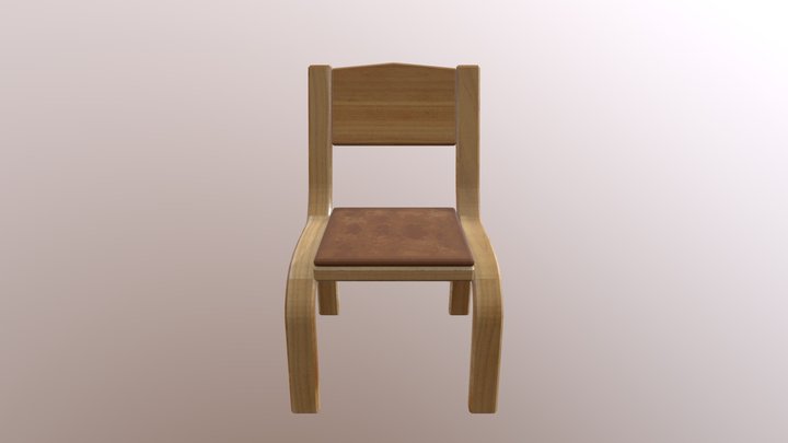 Retro nordic chair 3D Model