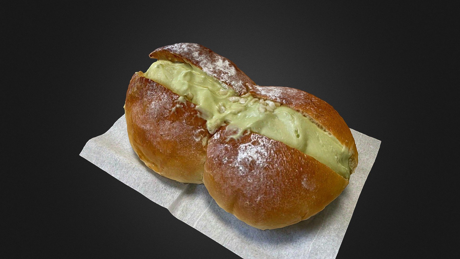 ピスタチオクリームパン