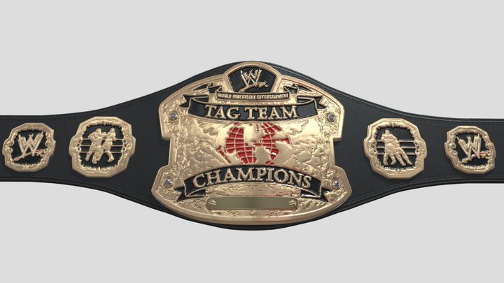 WWE - WORLD TAG TEAM CHAMPIONS BELT '02-'10 – Modello 3D gratuito STL