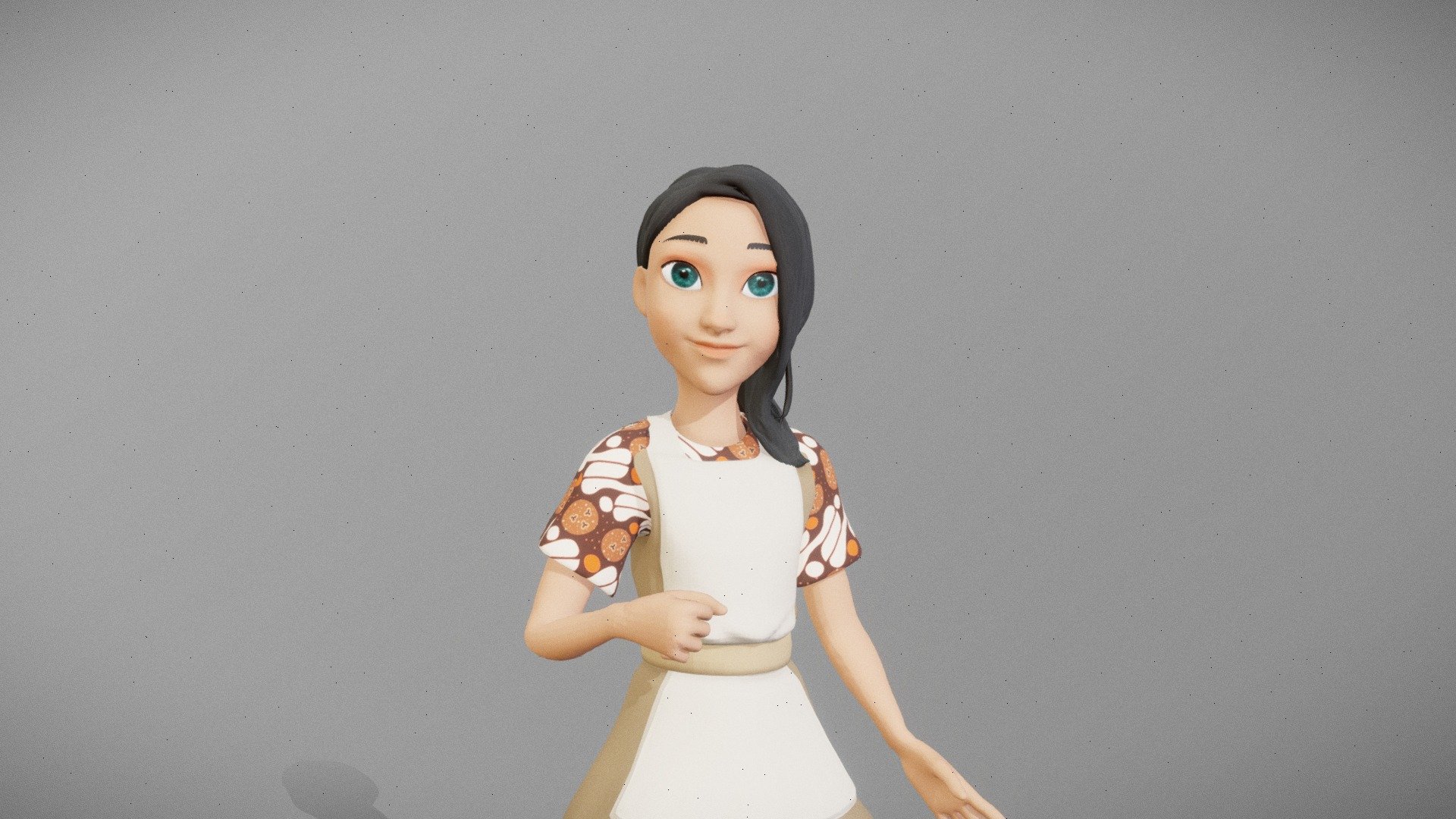 Eva from Coral Island (My Version) Download Free 3D model by