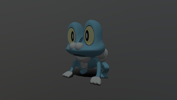 Froakie 3D Model