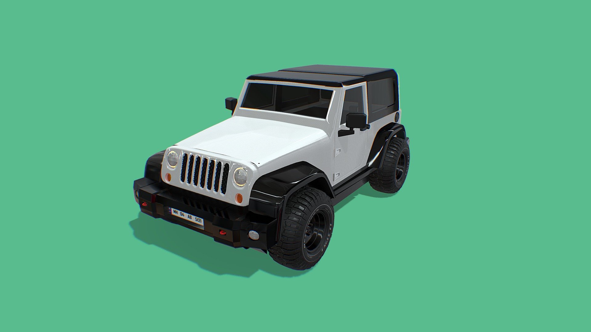 Jeep Wrangler 3D Model - Download Free 3D Model By Suyog Modak ...