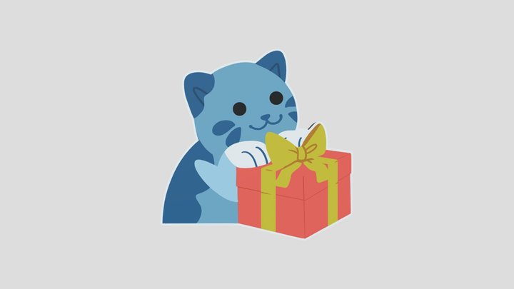 Candy cat 3D Model