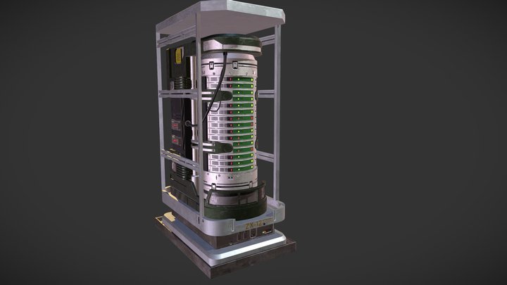 Server rack 3D Model