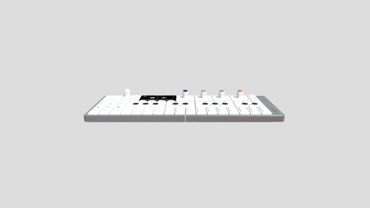 Piano OP-1 Field 3D Model
