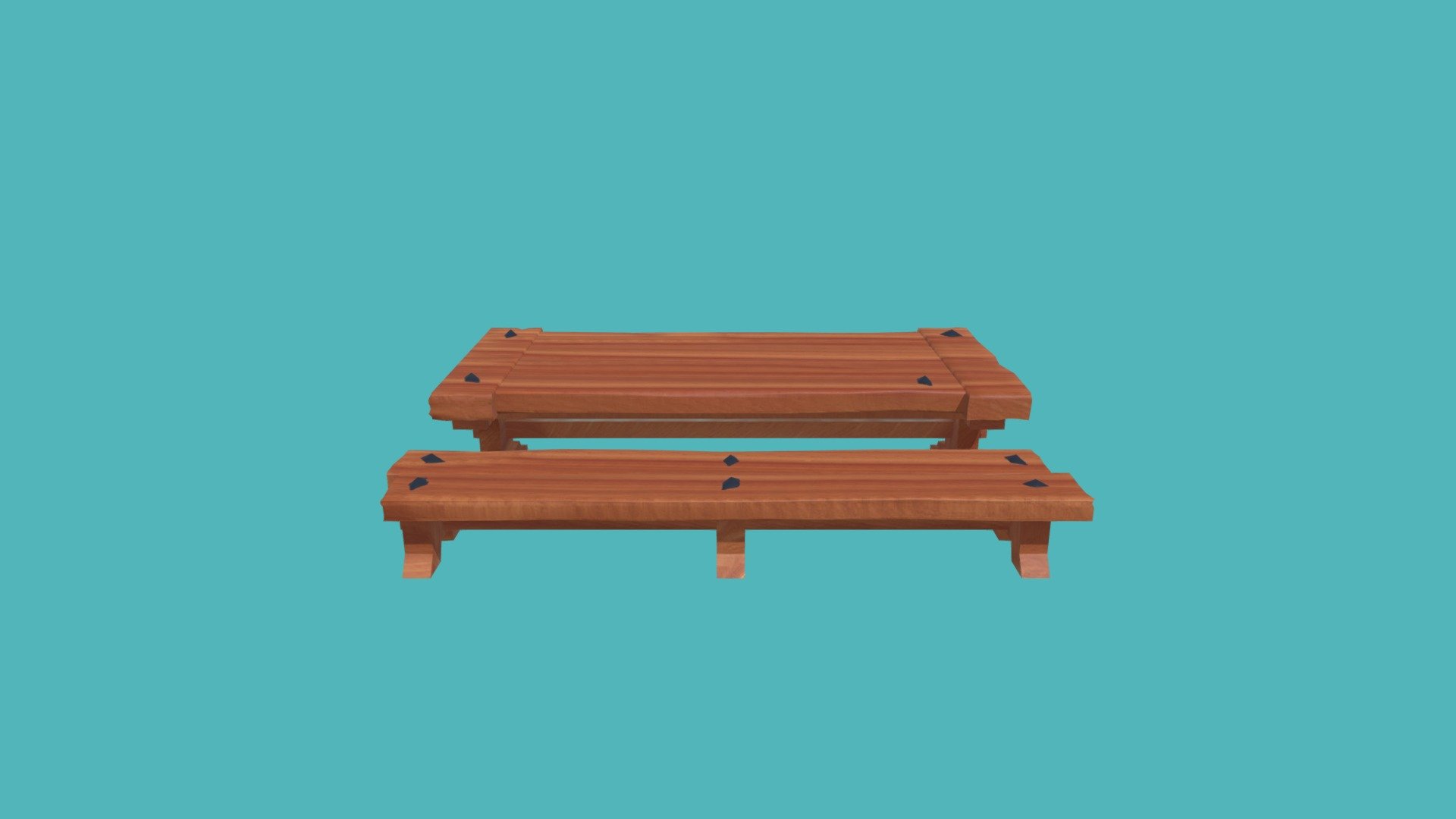 Pirate picnic table - 3D model by MinerReno [5320882] - Sketchfab