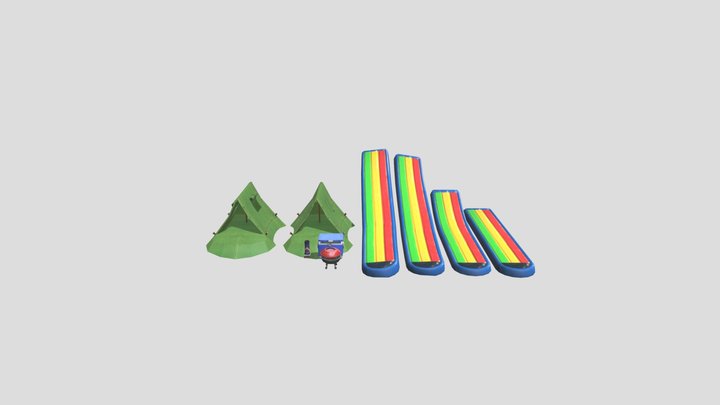 Gorilla Summer Celebration Asset Pack – Gratis 3D-model STL
