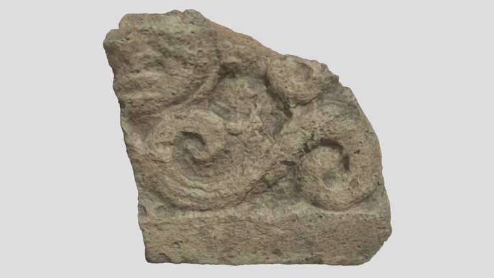 Terracotta Plaque - Cosa Excavations C19.043 3D Model