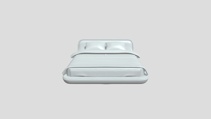 A futuristic bed 3D Model