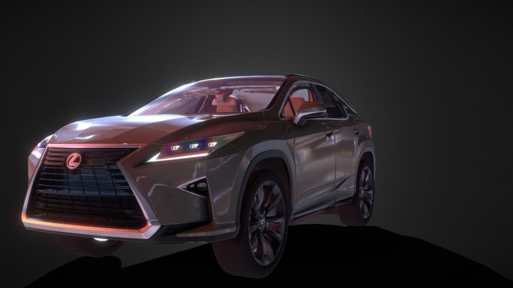 Lexus RX 2019 3D Model