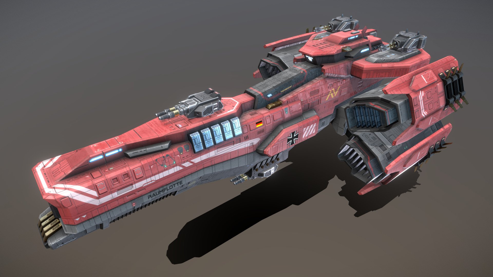 GSN Arminius Class Frigate - Buy Royalty Free 3D Model By MSGDI ...