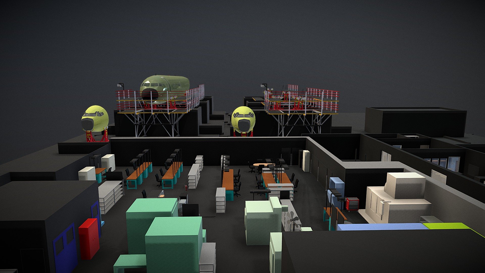 Factory+ Layout2 - 3D model by davidmarton1987 [5323249] - Sketchfab
