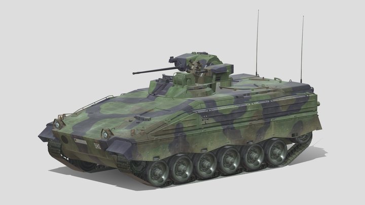 MARDER 1A3 INFANTRY COMBAT VEHICLE – Gratis 3D-model STL