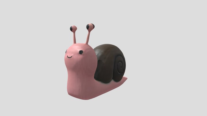 Cute Snail – Kostenloses 3D-Modell STL