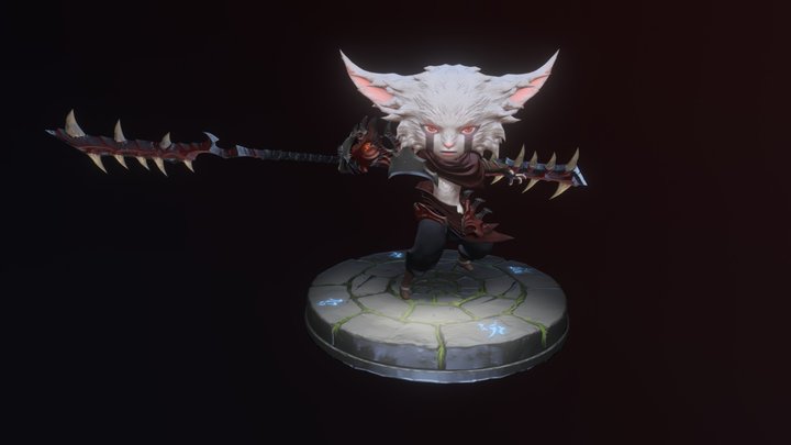 Ru - The Darkin Yordle 3D Model