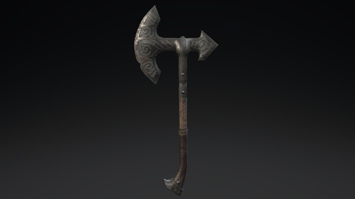 Viking Axe 3D Model