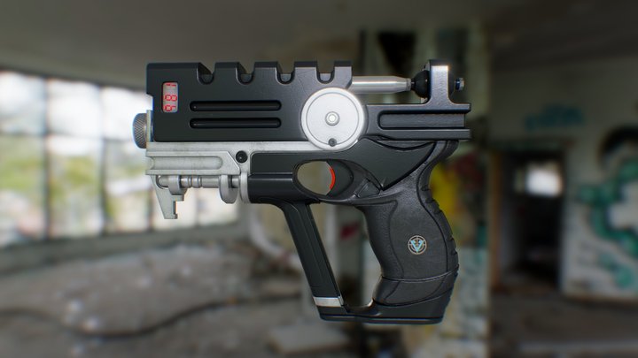 Korben Dallas Gun 3D Model