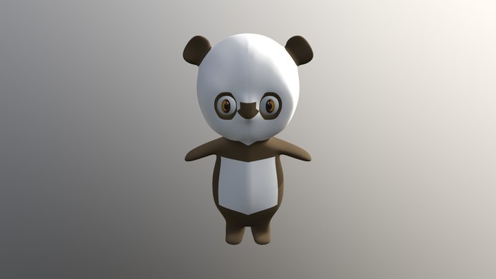 Panda Remake 3D Model