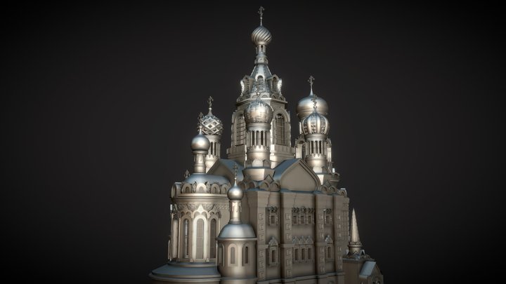 Church of the Savior on Blood / Спаса на Крови 3D Model