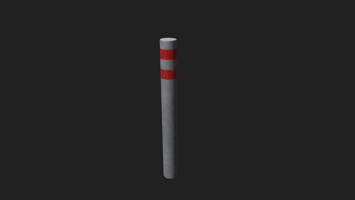 Parking post 3D Model