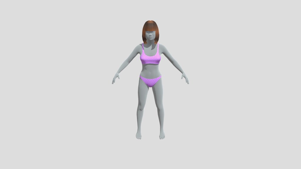 Keiko Character Rigged