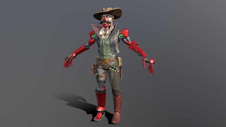 Crimson Slinger - NLL 3D Model