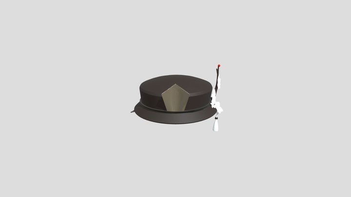 Hu Tao Hat 3D Model