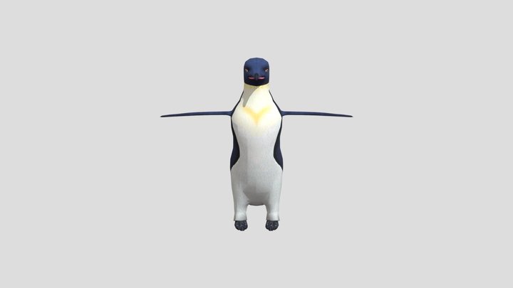 PC Computer - Happy Feet - Female Penguin 3D Model