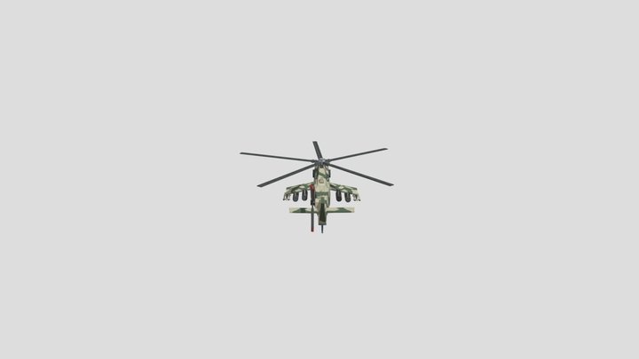 MI-24 3D Model