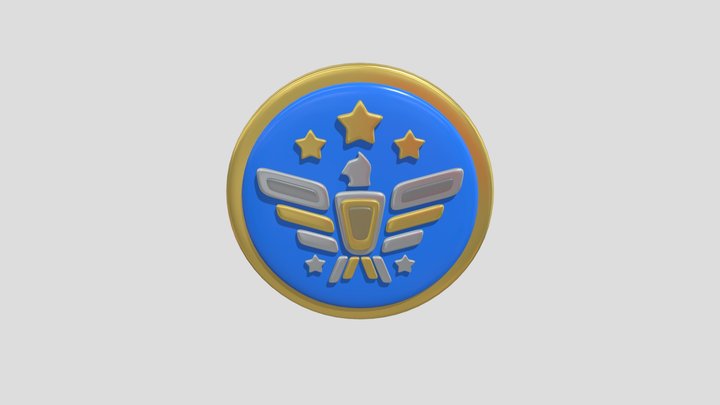 Go Political Icon 3D Model