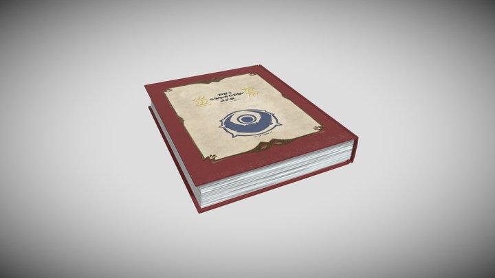 illustrated book Made in Abyss 3D Model