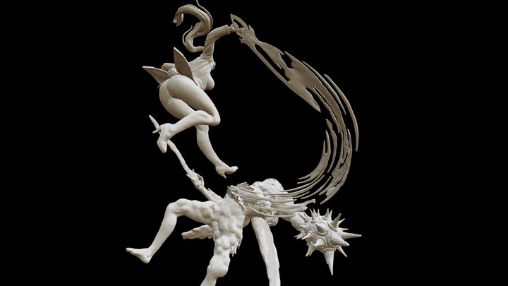 Sculptural fan art of Stellar Blade 3D Model