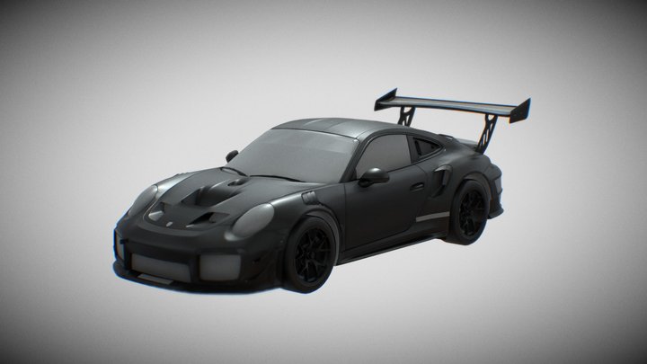 Porsche 991.2 GT4 Le Mans 3D Model