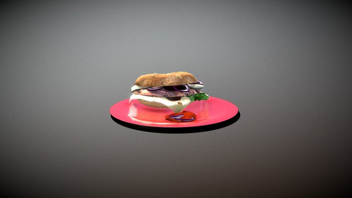 Cheesburger 3D Model