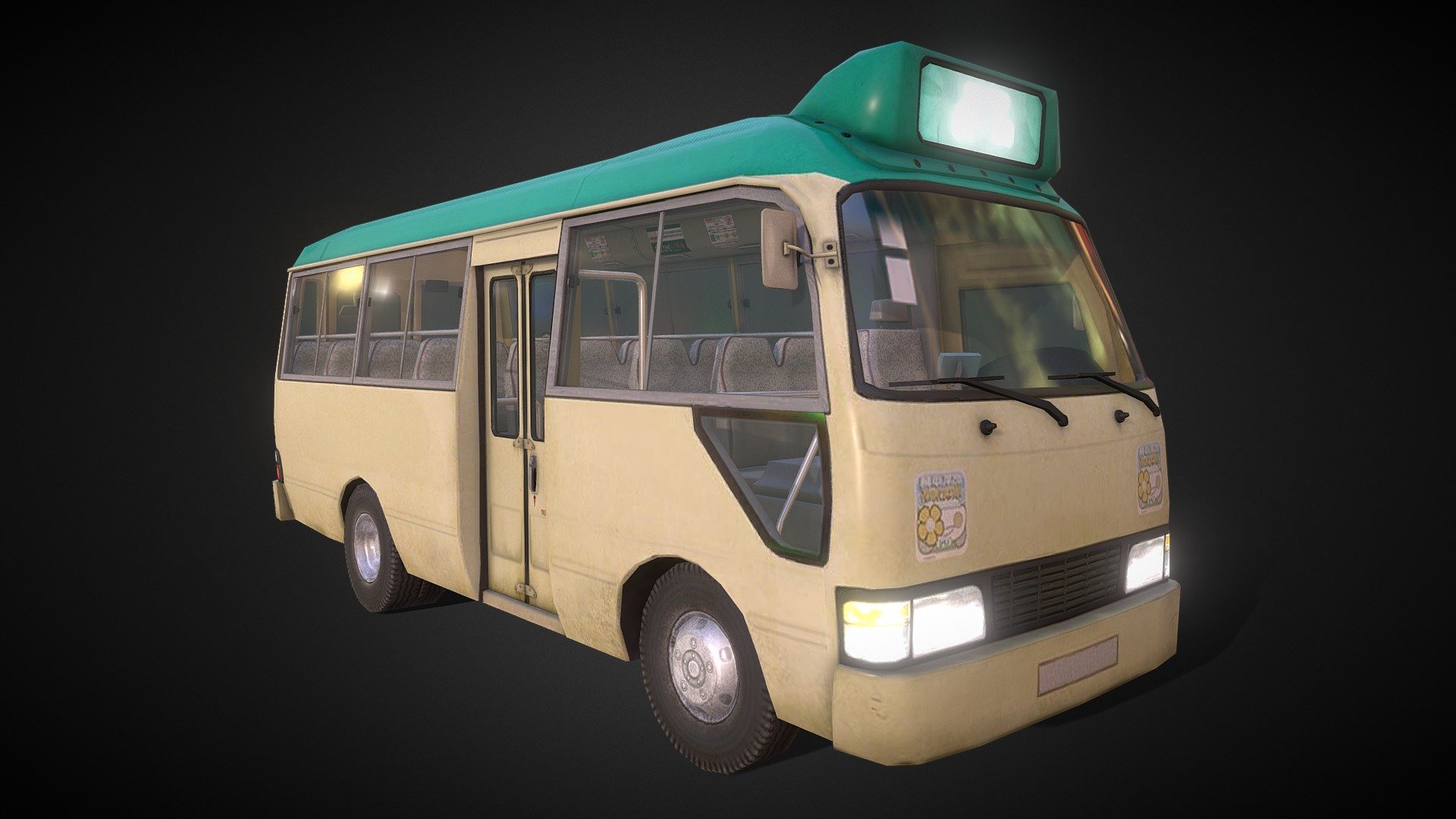 HK Van Lefthand drive 001 Buy Royalty Free 3D model by animod