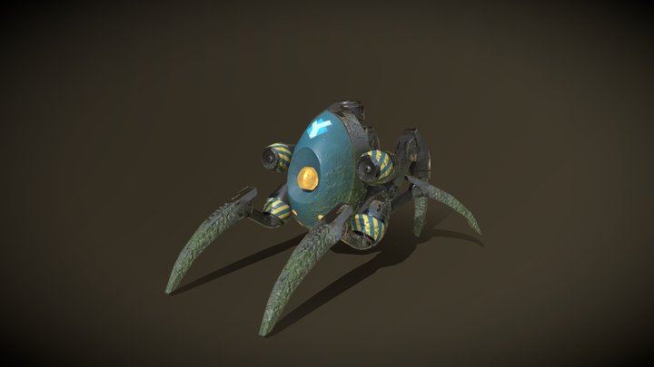 Deep Sea Bot 3D Model