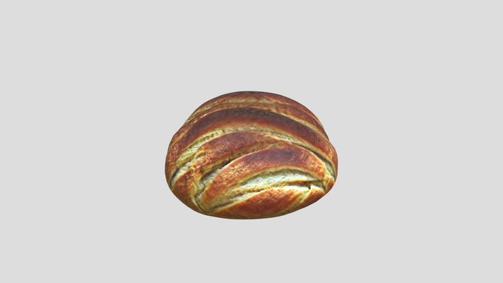 bread 3D model 3D Model